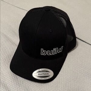 The Classic Black Mesh Snapback Hat
